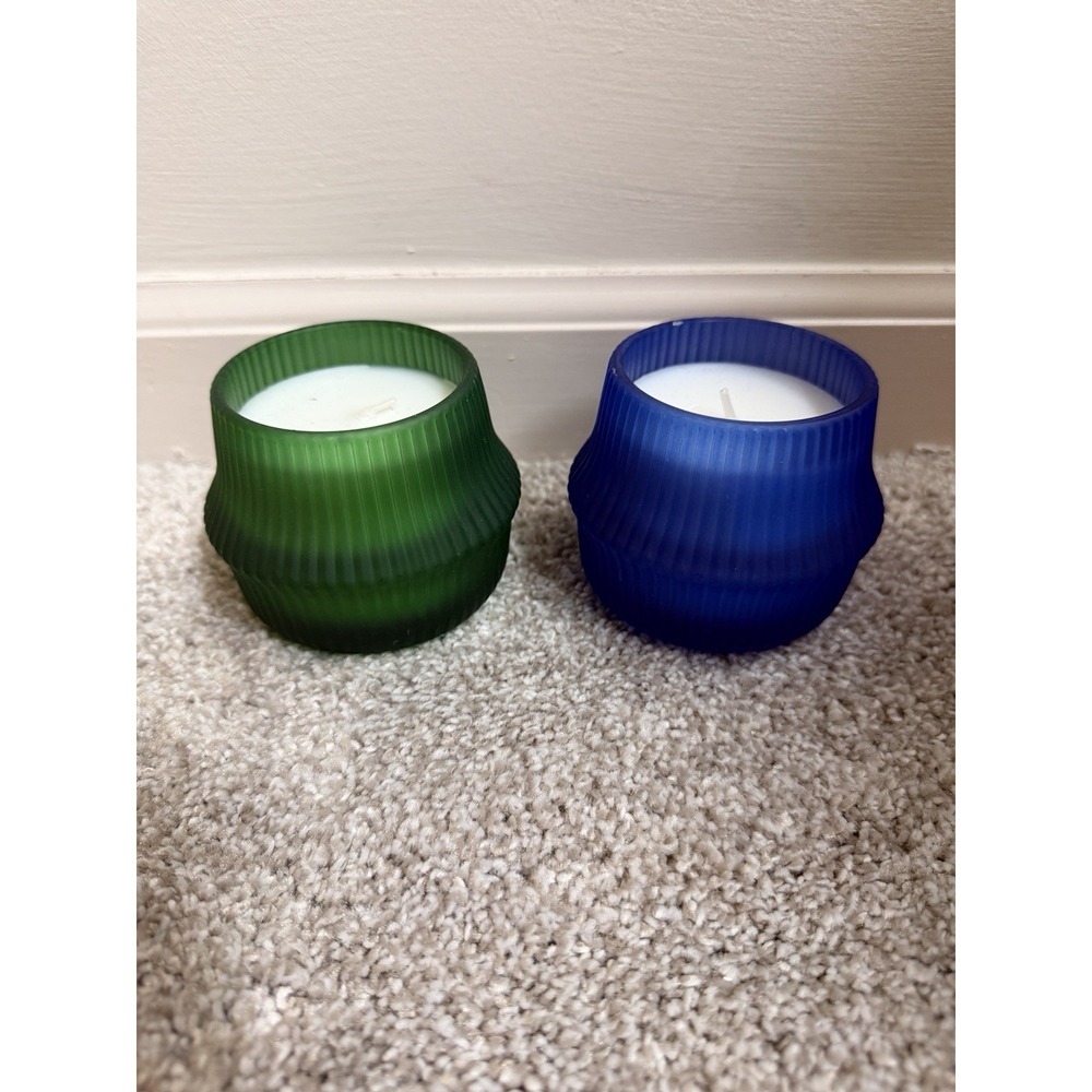 Target Blue And Green Candles